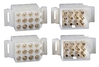 Molex 12-Circuits w/18-24 AWG Standard .062" Pins, Pitch Pack of 2 Complete Set