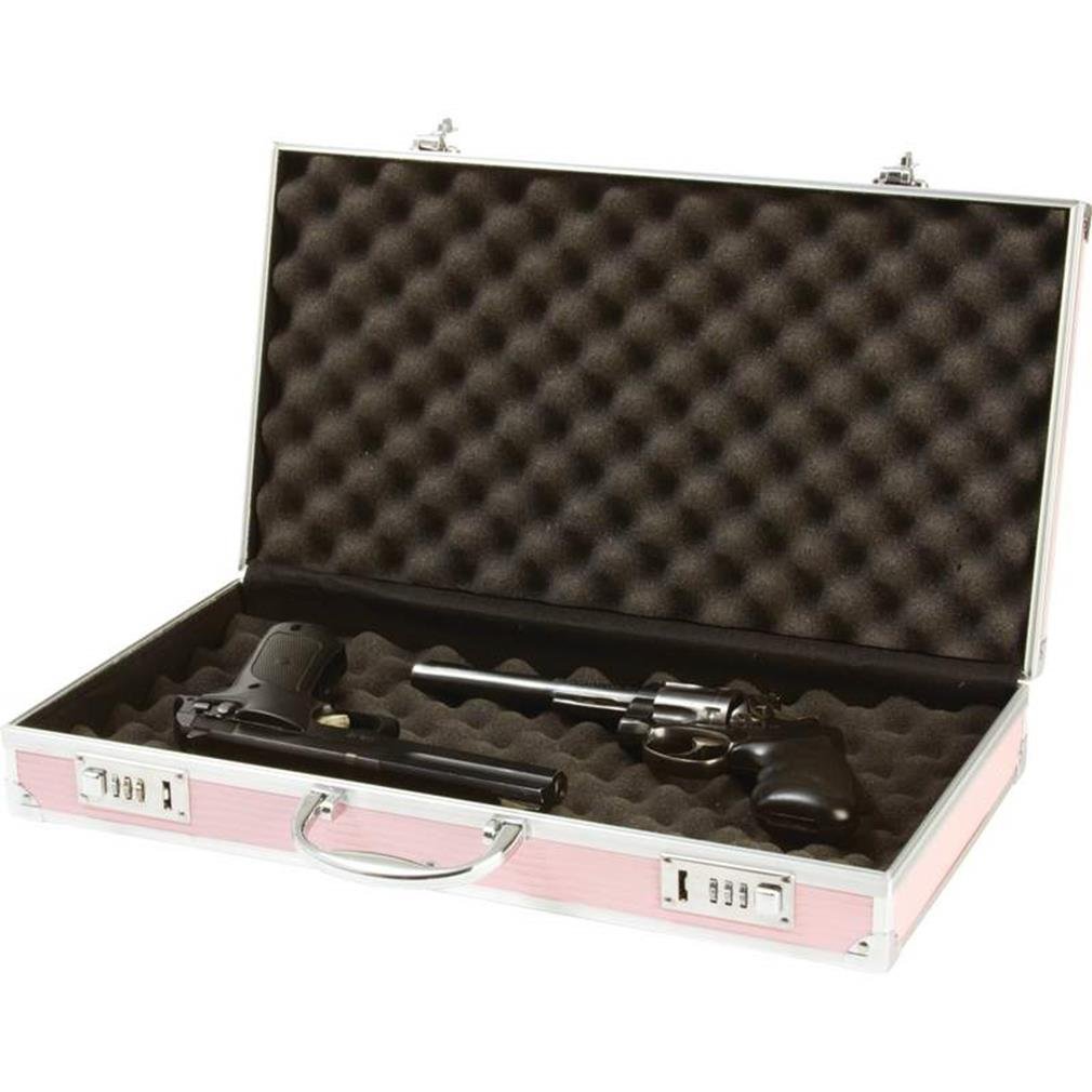 Aluminum-Framed Gun Case, Pink
