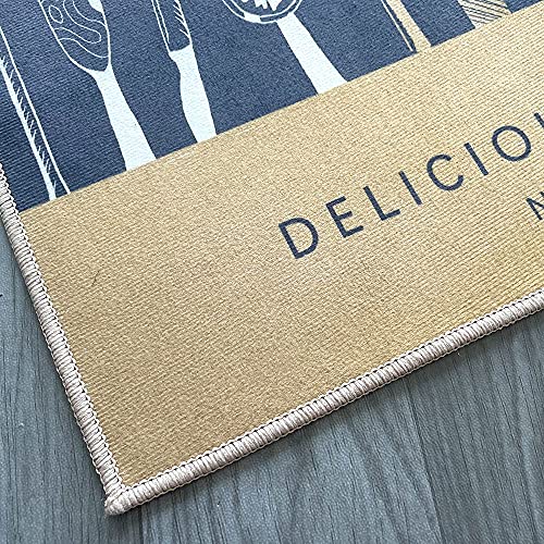Image of HomeCloud Anti Fatigue Kitchen Rug Printed Thick Anti Slip, Washable, Big Size, Designer Folding Kitchen Mat for Home BedroomStandard Size (41 x 122 cm 41 x 61 cm) ( Kitchen del Movement)