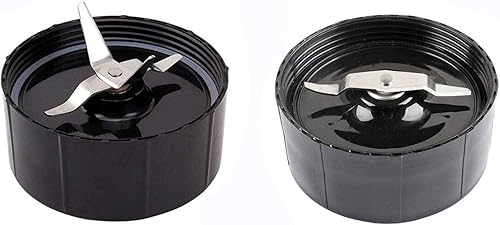 Kit de cuchillas cruzadas y planas de repuesto compatible con Magic Bullet Blender Juicer Mixerm 250W MB1001/MB