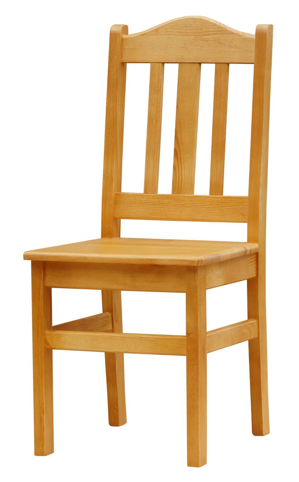 k koma Massiv Kiefer Holzstühle 2er-Set – Esszimmer/Gastronomie – Neu – Stühle aus massivem Holz - Alder/Erle Farbe
