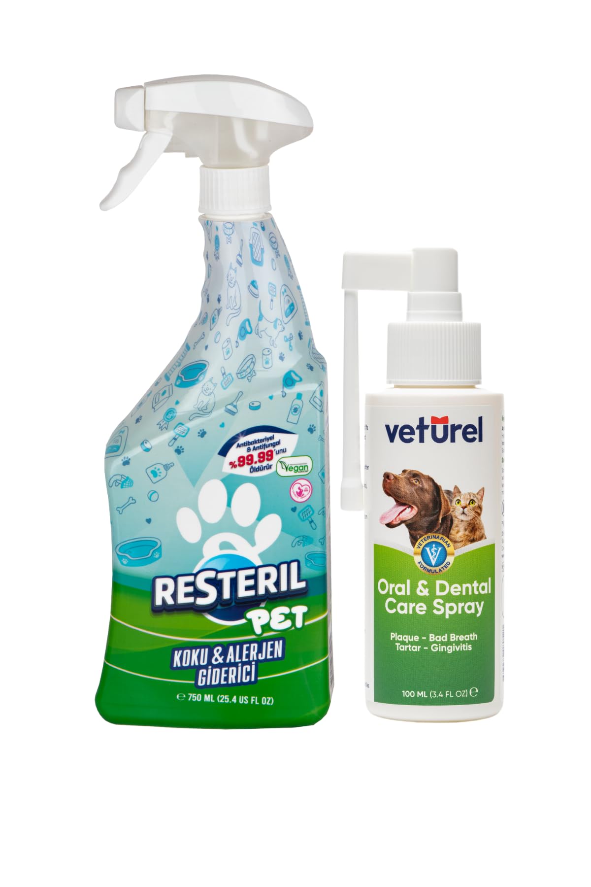 Köpek Koku Giderici Köpek Ağız Kokusu Köpek Sağlık Köpek Bakım PET 750ml - Ağız Diş Bakım Spreyi