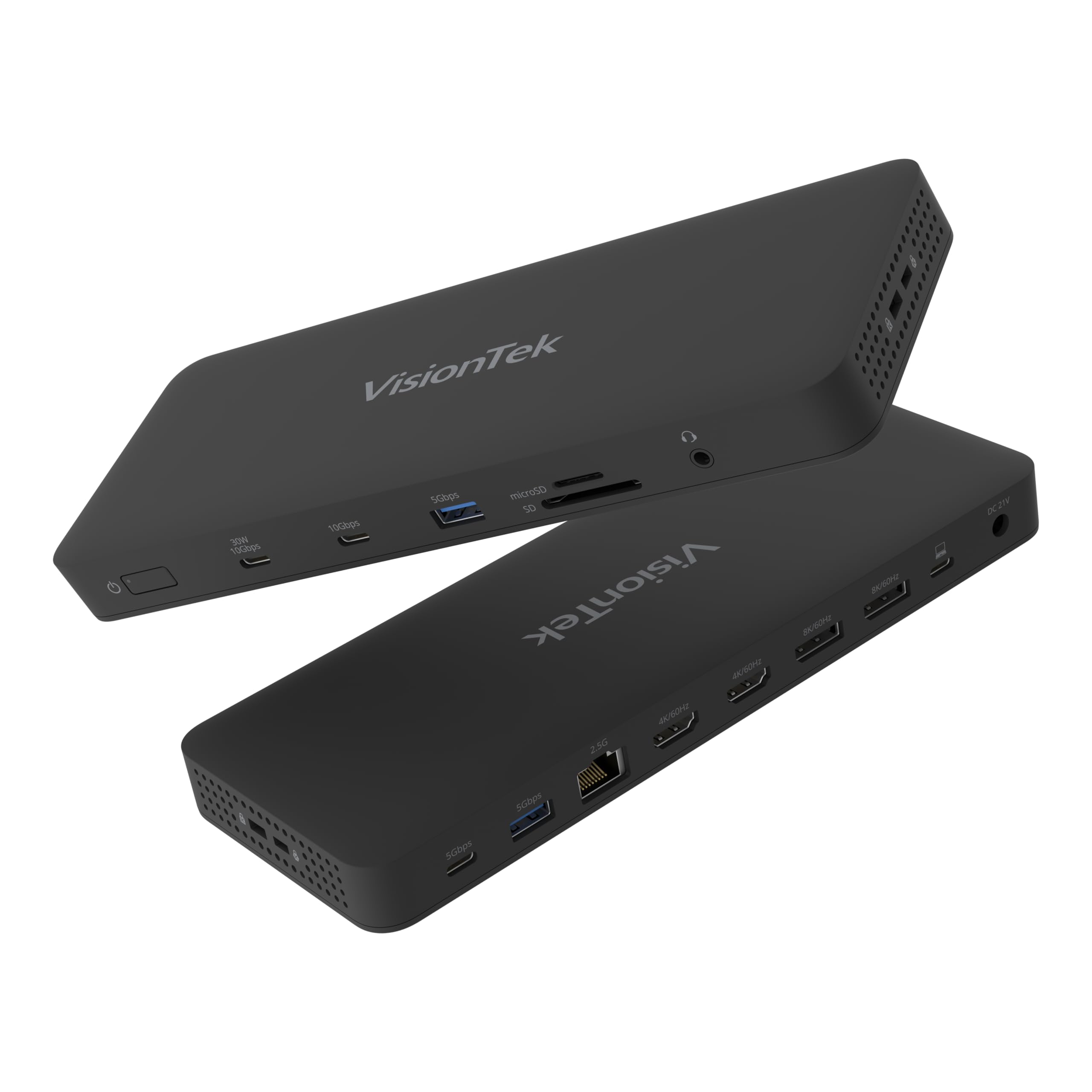 Amazon.com: VisionTek VT8100DL USB-C Docking Station Quad 4K