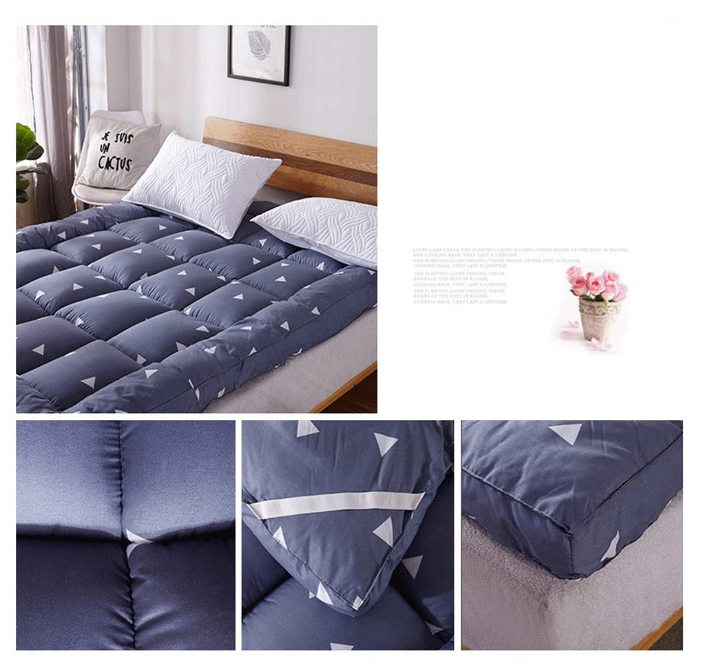 Japoński futon materac składany materac podłogowy pogrubiony materac podkładka do spania kemping futon sofa łóżko kanapa podłoga leżak łóżko dla dorosłych dzieci bliźniak (kolor: A, rozmiar: 100 cm x 200 cm)