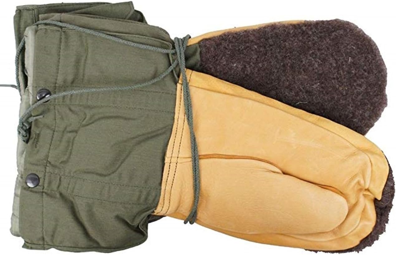 GI Issue Cold Weather Mittens OD Green (Small)