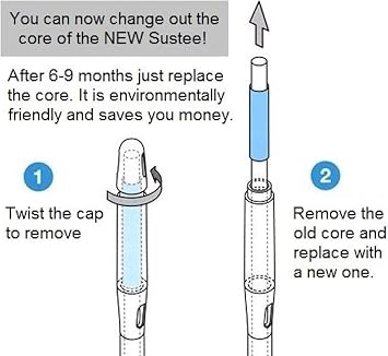 Sustee Aqua Meter, Large, Set of 4, Moisture Sensor Refill Insert, Insert Replacement Sticks