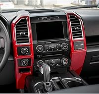 Vista 6 de Linskip Cubiertas de ventilación de aire para tablero compatibles con Ford F150 2015 2016 2017 2018 2019 2020 Ford F150, control 4WD y panel