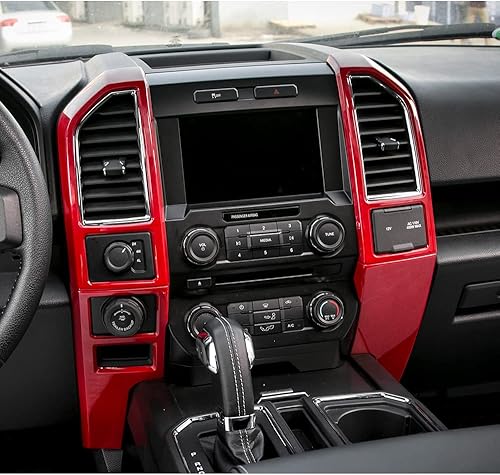 Miniatura 6 de Linskip Cubiertas de ventilación de aire para tablero compatibles con Ford F150 2015 2016 2017 2018 2019 2020 Ford F150, control 4WD y panel de