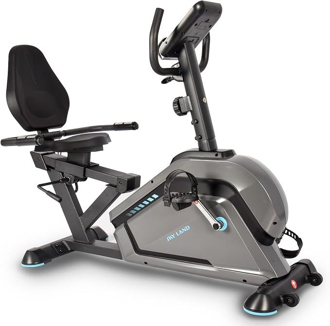 SKY LAND Recumbent Exercise Bike 8-Level Magnetic Resistance