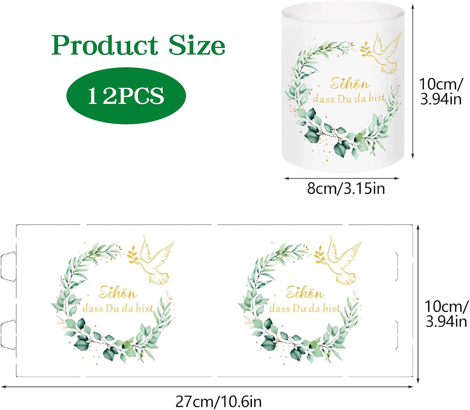 Pack of 12 Lantern Table Light Decoration Communion Confirmation Lantern Fish Table Decoration Beautiful That You Are Lantern Communion Christening Confirmation First Communion Decoration Boy Girl