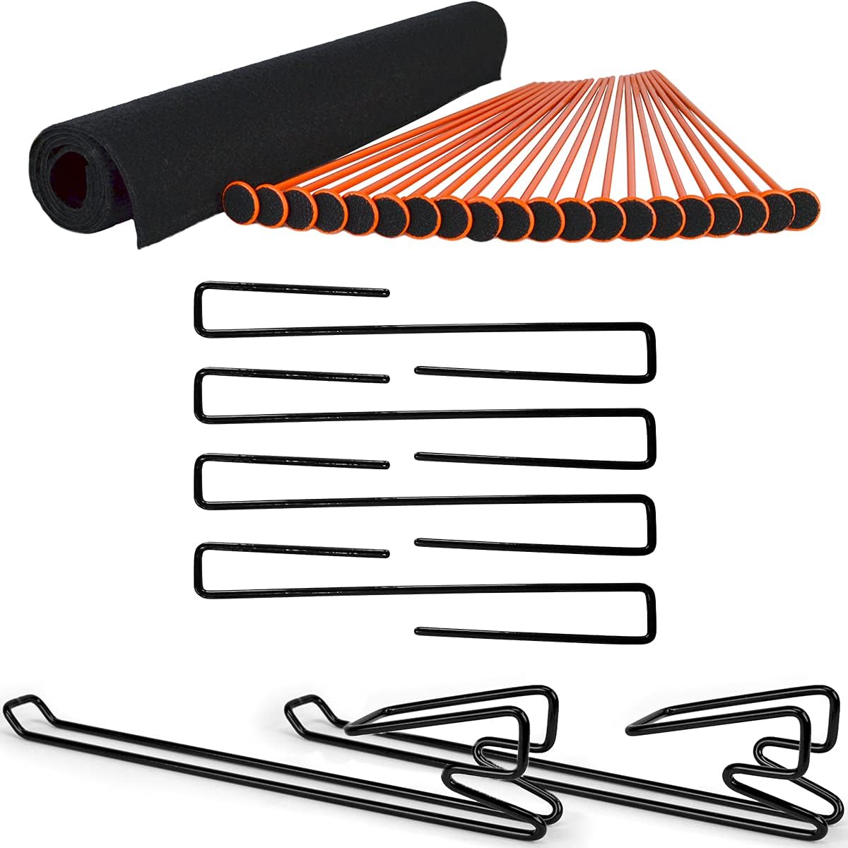 Gun Storage Solutions Bundles - Comes with Rifle Rods, Handgun Hangers, Mag Holder, and Shelf Liner. Gun Rack, Organizes Your Safe and Maximizes Space.