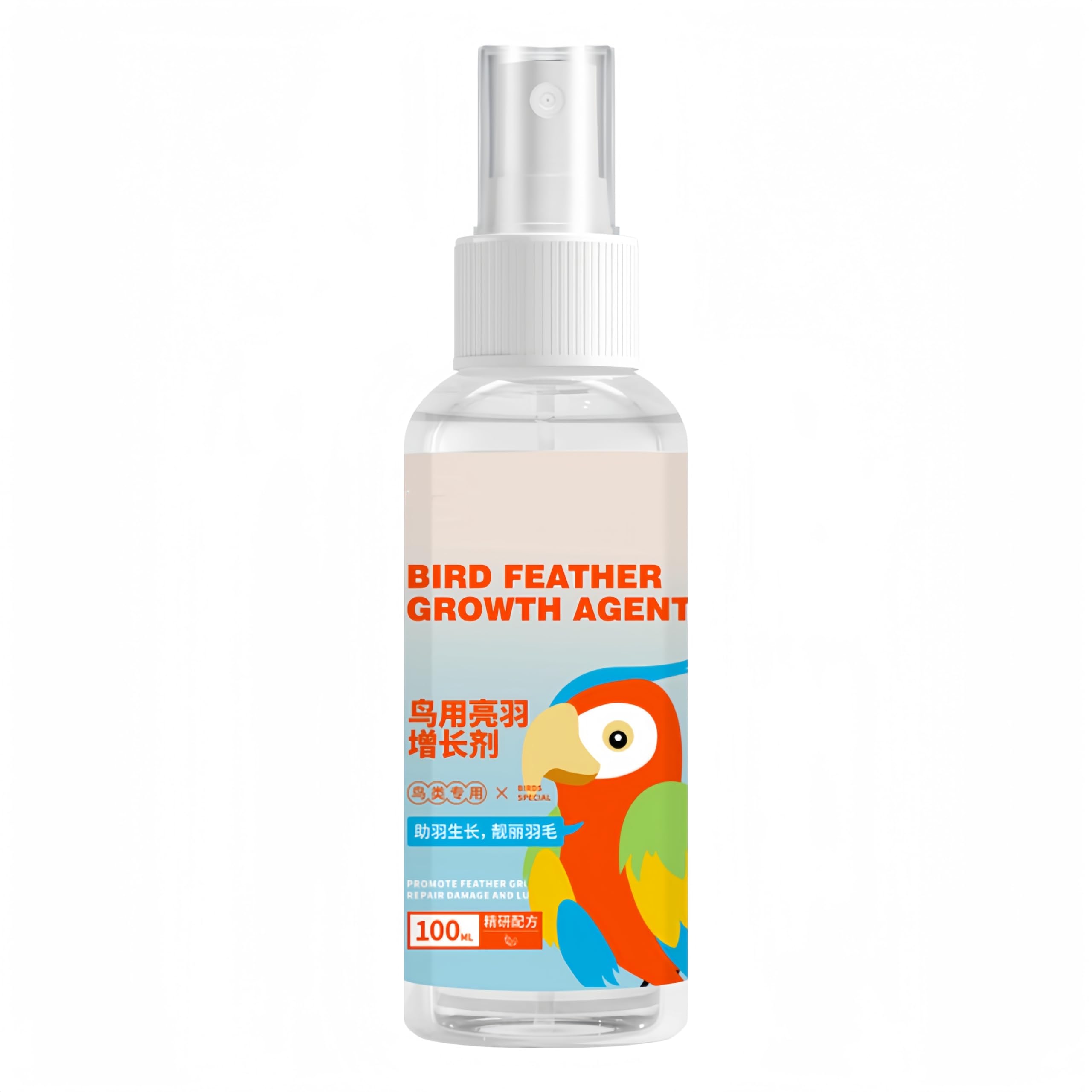 Ellisalano Enriched Formula Bird Spray for Enhanced Feather Health - Avian External Spray Solution (100ML)