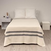 Vista 104 de Thick Alpaca Wool Blanket – Heavyweight Alpaca Wool Blanket for Camping Outdoors or Using Indoors Soft Peruvian Alpaca Wool Blankets