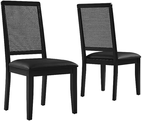 Modway Sillas de comedor Arlo, negro y negro