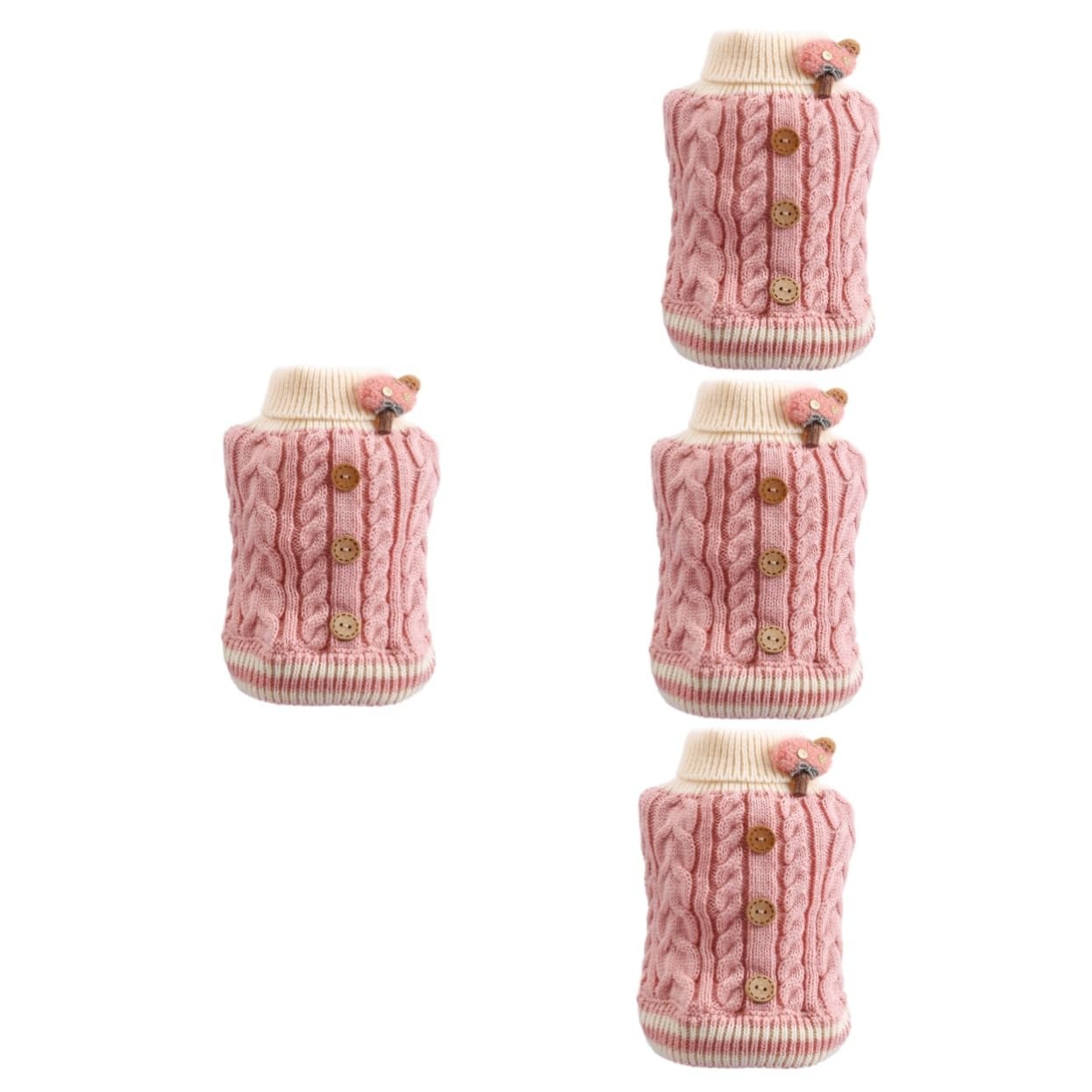 SUPVOX 4 Uds Chaleco De Algodón para Cachorros Ropa Elegante para Cachorros Suéter para Mantener Abrigado para Perros Chaqueta Cálida Suéteres para Suéteres para Perros