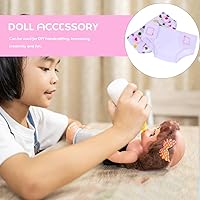 Vista 5 de STOBOK 2 pañales para muñecas, ropa interior ajustable para muñecas de 14 a 18 pulgadas, muñecas americanas, accesorios de ropa para muñecas