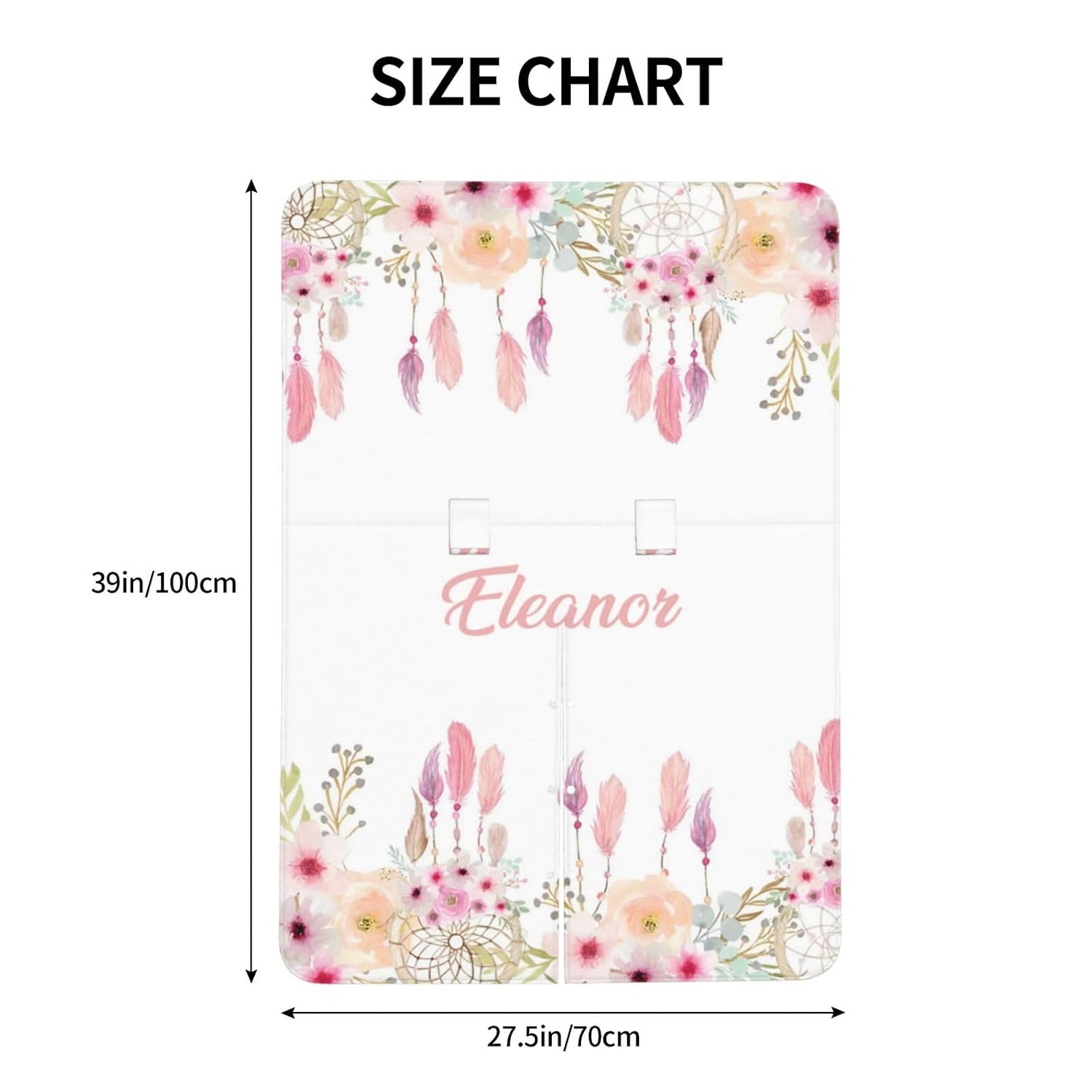 Personalized Baby Car Seat Canopy for Babies with Name, Custom Floral Pink Baby Car Seats Covers for Girls, Opening Minky Nursing Breastfeeding Cover for Infant, Carseat Canopies for Newborn