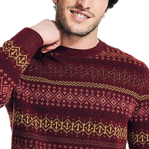 Nautica Men's Fair Isle Crewneck Sweater3