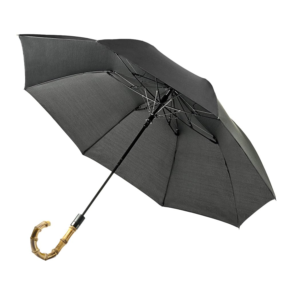 Fulton Parasol Portobello czarny, Czarny, Jeden rozmiar, Klasyczny