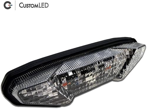 Miniatura 3 de Blaster-X - Luz trasera LED integrada para Yamaha Tracer 900 y 900 GT 2019-2020 (lente transparente)