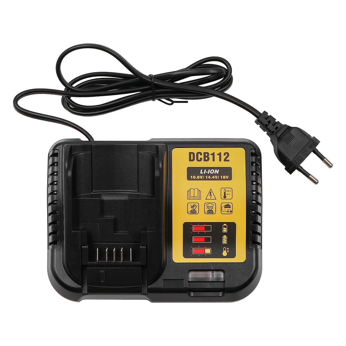 Namvo DCB112 Cargador de batería de repuesto para cargador de batería compatible con batería de litio 10,8-20 V Max XR
