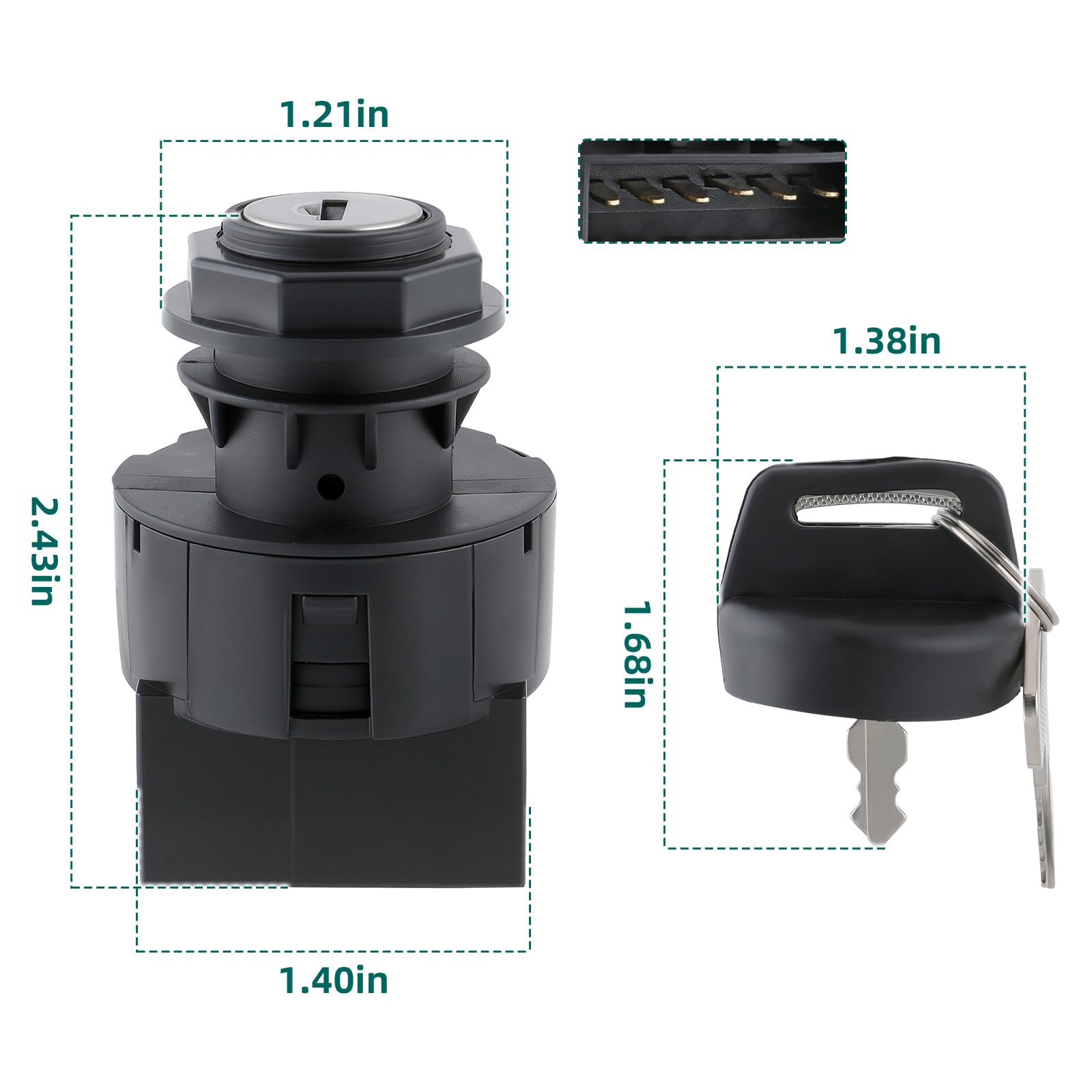 Replacement Ignition Switch Key For 570 Models 2014 2019 Fit - Foto 3