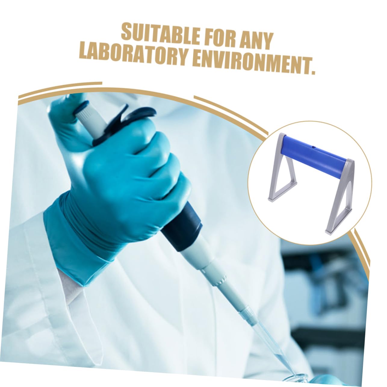 MAGICLULU 2 Pièces Support de Pipettes Plastique de Supports à Pipettes Échantillons Accessoire de Laboratoire Pratique et Design Élégant et Facile à Installer