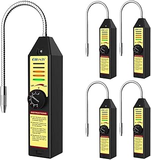 Elitech Refrigerant Leak Detector AC Freon Leak Sniffer R22 R410A R134A R1234YF, WJL-6000S (5PCS)
