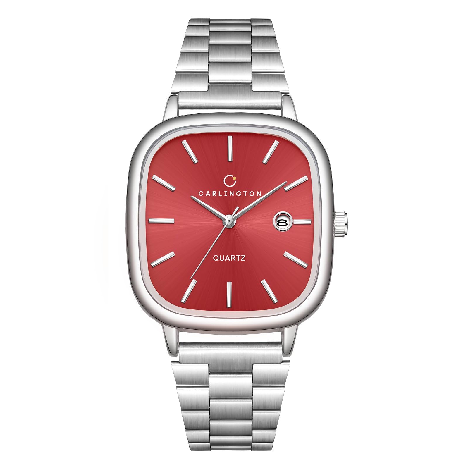 Carlington Classic Series Analog Men Wrist Watches with Stainless Steel Strap & Date Display | Premium Fashion Watches for Gents | CT - 5010