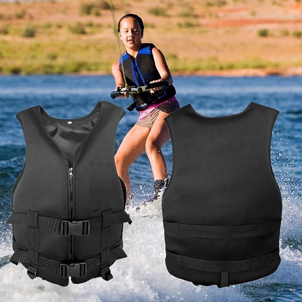 Unisex Hohe Auftriebskraft Tragbar Schwimnweste Doppelschicht Neopren für Kajak Schnorcheln Stand Up Paddling Wassersport Sicherheit