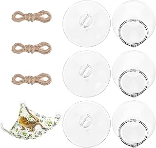 Reptile Hammock Replacement Suction Cups 9Pcs Suction Cup for Bearded Dragon Hammock Suction Cup for Lizard Hammock Reptile Terrarium Suction Cup