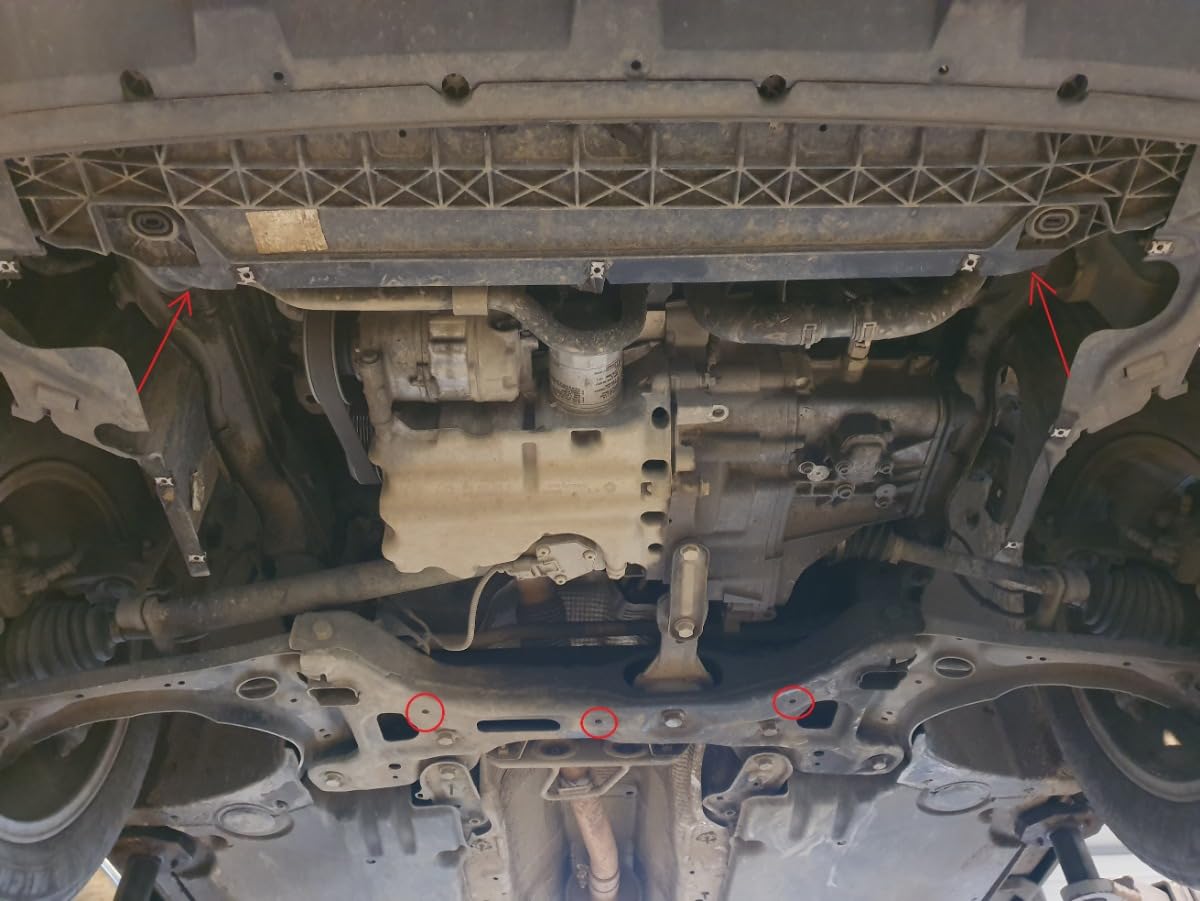 Protezione motore in metallo compatibile con Seat Ibiza.