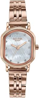 Sonata Poze 8 Quartz Analog with MOP-White Dial IP Rose Gold Stainless Steel Strap Watch for Women - SP80161WM01W