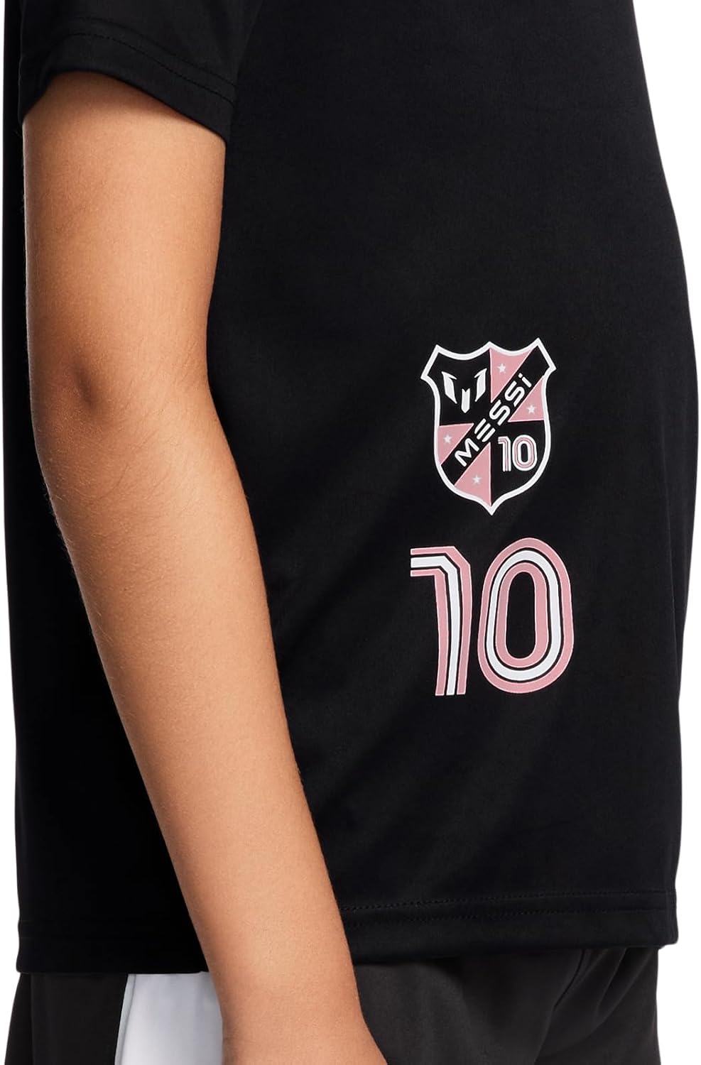 Messi boys Lifestyle Short Sleeve 2-piece Set, Slim-fit Jersey Set With Top & Shorts - Image 2