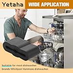 Yetaha 4PCS Dishwasher Friction Pad, 8268961 Dishwasher Sleeve Friction Pad Replacements Compatible with Whirlpool Kenmore Dishwasher