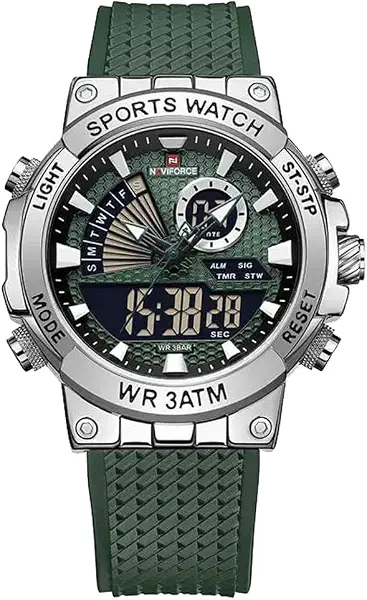 سعر ومواصفات نافي فورس ساعة للرجال من نافي فورس - موديل 9219 B-GN-B (B0CTR31XF3) على Amazon EG