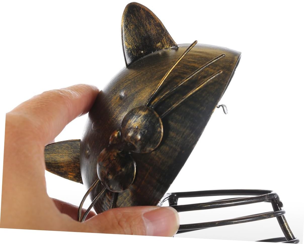 Cat Shape Wine Rack Iron Holder Wall Rack for Wine Bottles Stackable Design