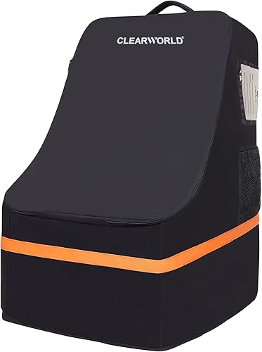 Miniatura 8 de Clearworld - Bolsa de viaje para asiento de automóvil para avión, mochila grande para asiento de automóvil, bolsa para asiento de automóvil, bolsa