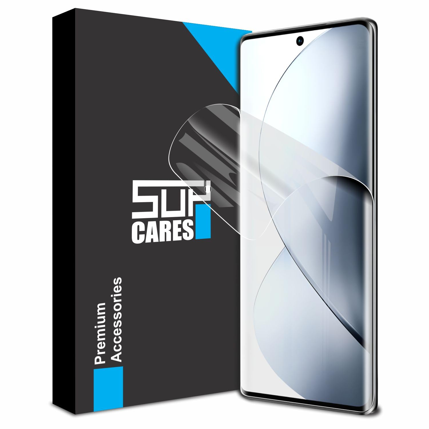 SupCares TPU Unbreakable Membrane Screen Protector for Vivo V29 5G and Vivo V29 Pro 5G (6.78 Inch) with Easy Self Installation Kit | Transparent (B0D95V76TG) Amazon Price History, Amazon Price Tracker