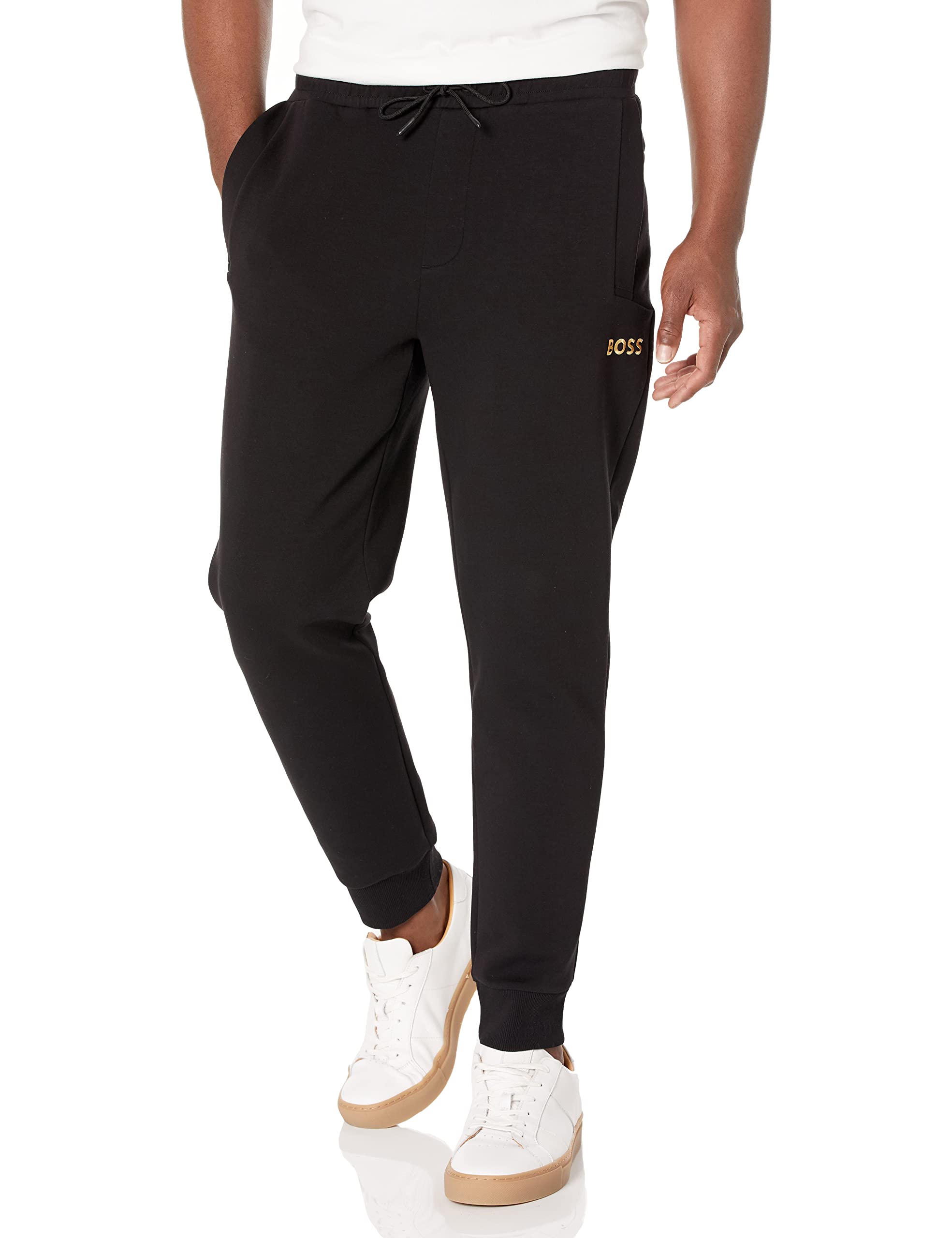 BOSSMen's Tonal Regular Fit Cotton Sweatpants