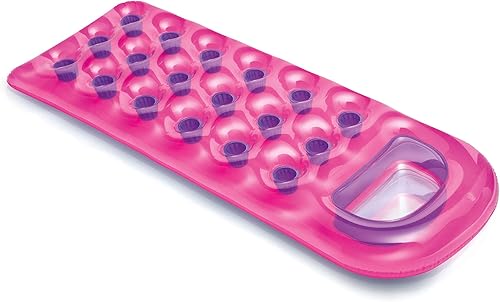 Salón inflable Intex de 18 bolsillos Suntanner 74 pulgadas xX 28 pulgadas 1 paquete los colores pueden variar