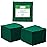 Perfect Stix 2 Ply Green Napkin-100 Paper Cocktail Beverage Napkins, 2-Ply, 2.5 Height, 5 Width, 10 Length, Green (Pack of 100)