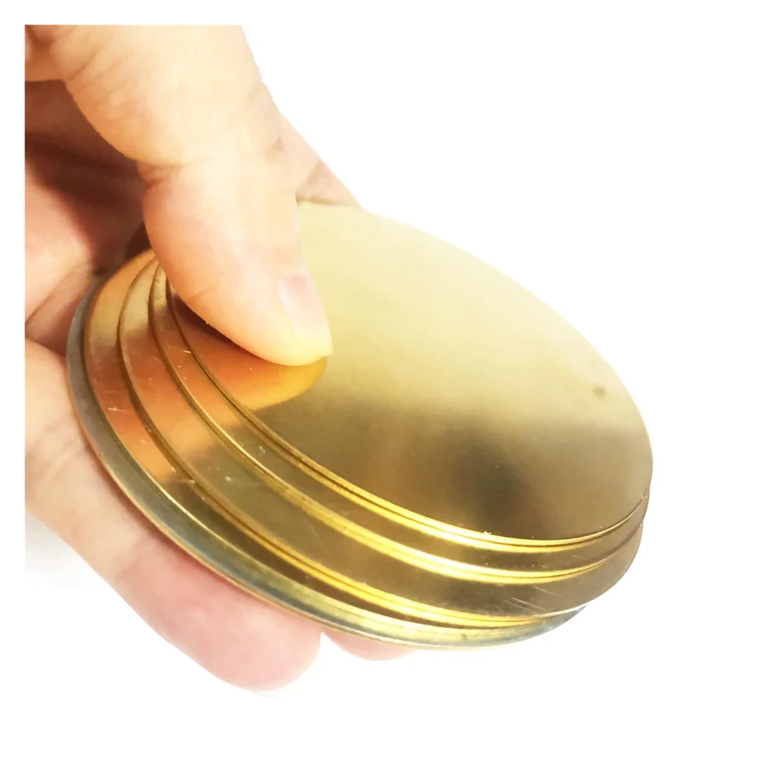Plaque ronde en cuivre, Plaque ronde en laiton, épaisseur de disque 1mm-3mm, diamètre 25mm-300mm, pièces métalliques bricolage(1.5x35mm(1PCS))