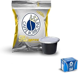 100 Cialde Capsule Caffe' Borbone Compatibili Nespresso Respresso Miscela Oro