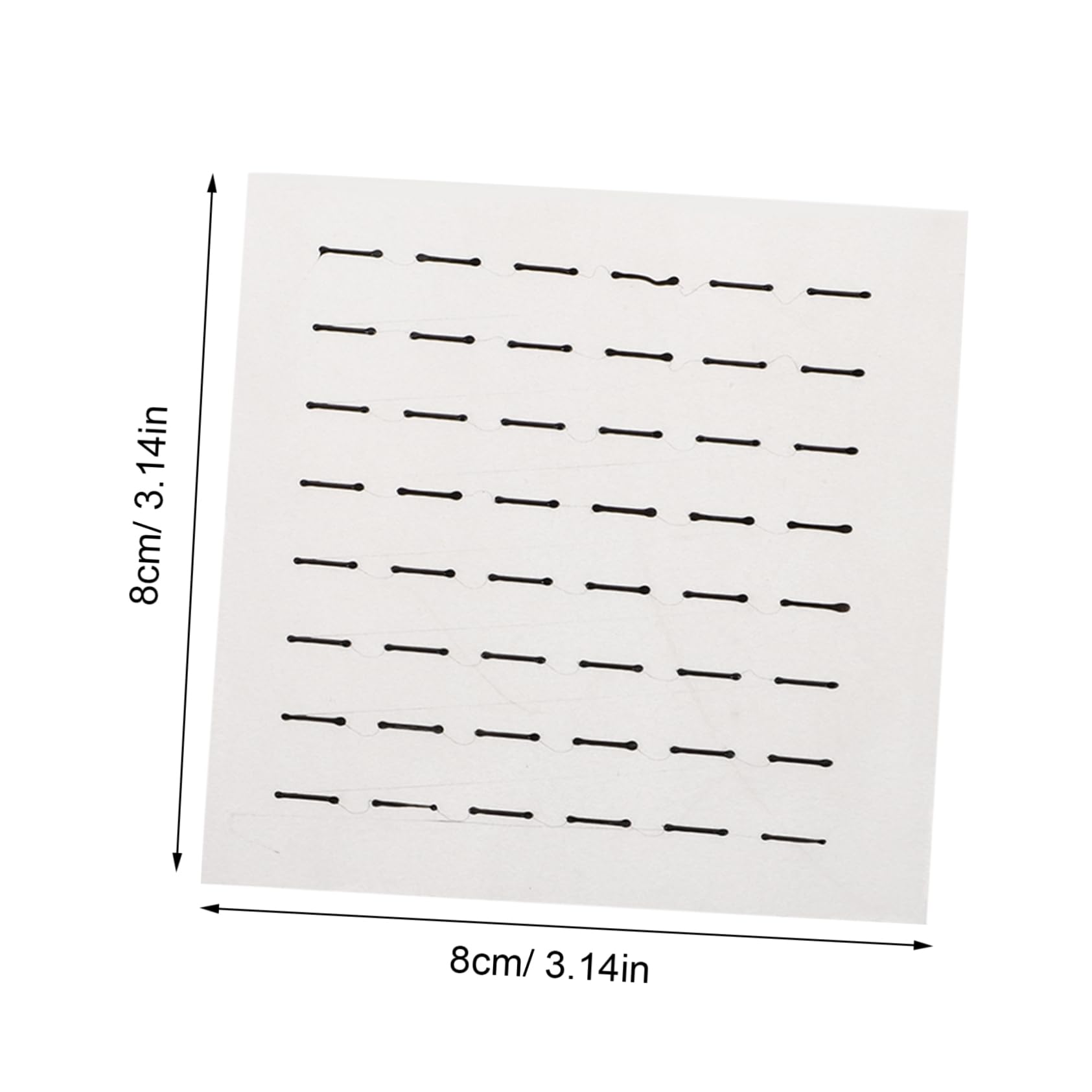 Gogogmee 6mm Reusable Self Adhesive Eyelash Strips Splashproof and Sweatproof Glue Strips for Natural Look Bulk Eyelash Supplies for Easy Application and Replacement