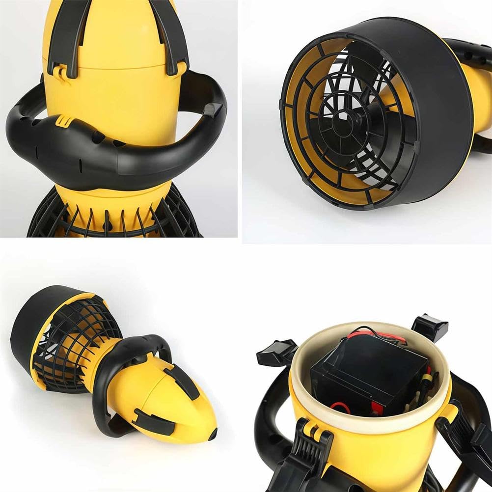 Scooter Submarino, propulsor de 500 W con batería de Larga duración para natación, Buceo, Snorkel, Deportes acuáticos, Aventuras en la Playa, Piscina y Actividades Marinas.
