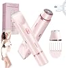 Smoovi 2.0 Bikini Shaver, Bgins Beauty Shaver, Bgins Beauty Razor, 2 in 1 Bikini Trimmer for Women, Dual-Head Electric Shaver for Bikini Area, Underarms, Legs, Arms Pink