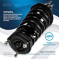 Vista 529 de Detroit Axle - Kit de suspensión delantera de 10 piezas para Chevy Aveo Aveo5 Pontiac G3 Wave 2 Ready Struts Assembly 2 Enlaces de barra