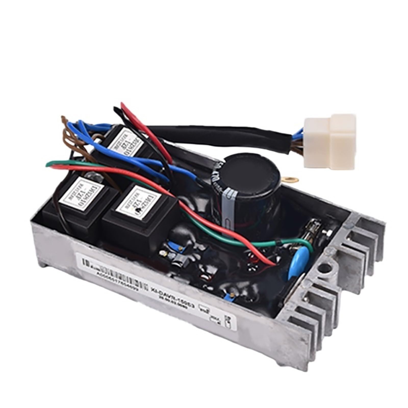 Regulador de voltaje automático AVR KI-DAVR-50S KI-DAVR-50S3, compatible con generadores monofásicos KDE6500E, KGE6500X y KGE6500E de 5 kW.