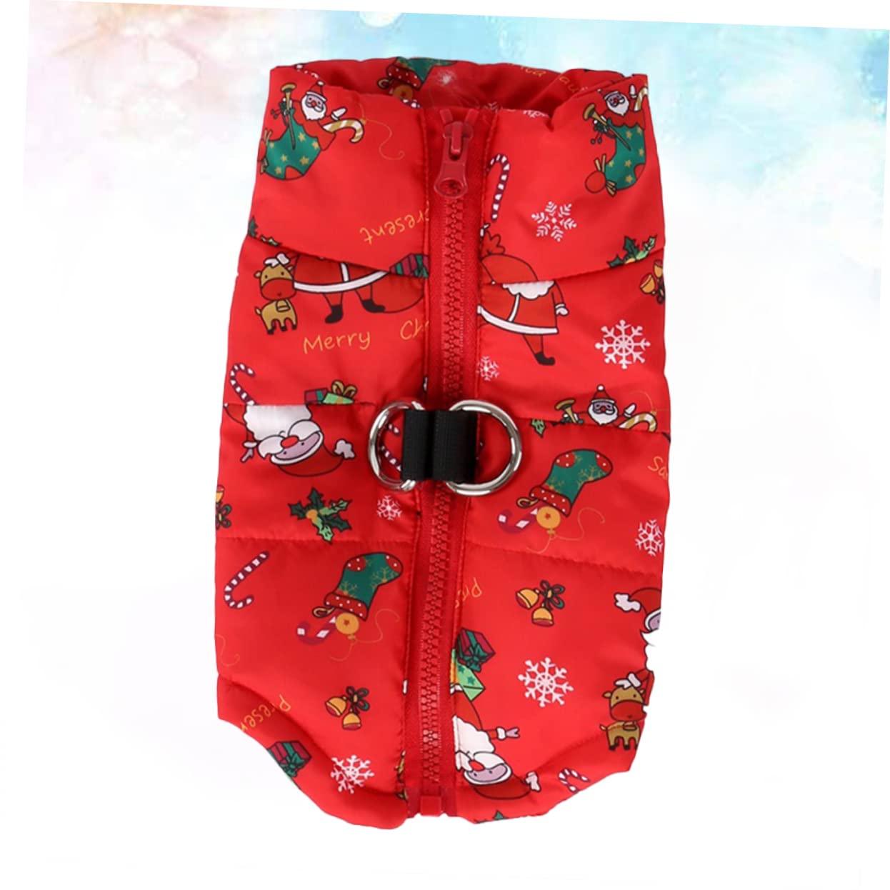 minkissy 3 Piezas Ropa de Traje de Nieve para Mascotas Chaleco Abrigo de Perro Chamarra para Perro con Estampado de Estrellas protección contra la Nieve Chaqueta Abrigo de algodón